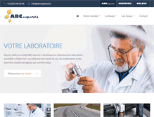 Tablet Screenshot of abcexperts.be